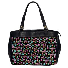 Happy Owls Oversize Office Handbag (two Sides) by Ancello