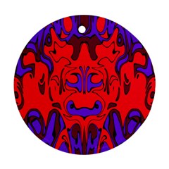 Abstract Round Ornament by Siebenhuehner