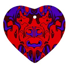 Abstract Heart Ornament