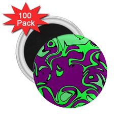 Abstract 2 25  Button Magnet (100 Pack)