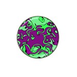 Abstract Golf Ball Marker (for Hat Clip) Front