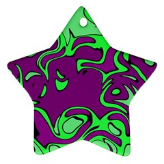 Abstract Star Ornament (two Sides)