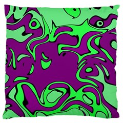 Abstract Large Cushion Case (two Sided)  by Siebenhuehner