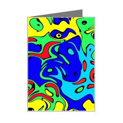 Abstract Mini Greeting Card by Siebenhuehner