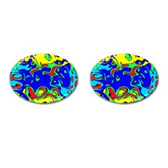 Abstract Cufflinks (oval) by Siebenhuehner