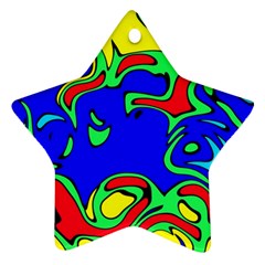 Abstract Star Ornament (two Sides) by Siebenhuehner