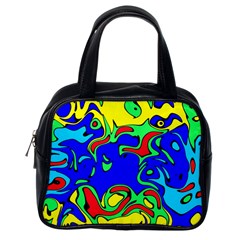 Abstract Classic Handbag (one Side)