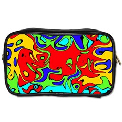 Abstract Travel Toiletry Bag (two Sides) by Siebenhuehner