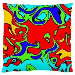 Abstract Large Cushion Case (single Sided)  by Siebenhuehner