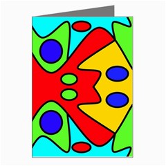 Abstract Greeting Card by Siebenhuehner