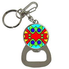 Abstract Bottle Opener Key Chain by Siebenhuehner