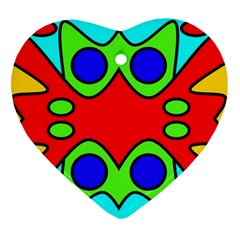 Abstract Heart Ornament (two Sides) by Siebenhuehner