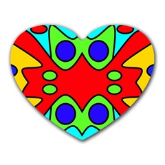 Abstract Mouse Pad (heart) by Siebenhuehner