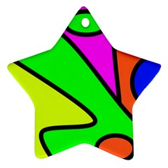 Abstract Star Ornament by Siebenhuehner