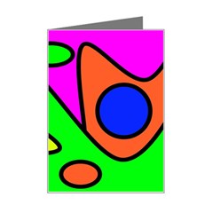 Abstract Mini Greeting Card by Siebenhuehner