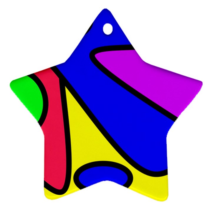 Abstract Star Ornament (Two Sides)