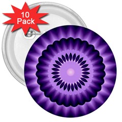 Mandala 3  Button (10 Pack) by Siebenhuehner