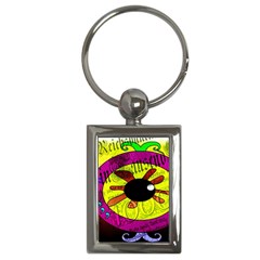 Abstract Key Chain (rectangle) by Siebenhuehner