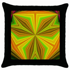 Abstract Black Throw Pillow Case by Siebenhuehner