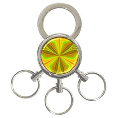 Abstract 3-ring Key Chain by Siebenhuehner