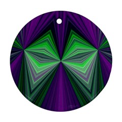 Abstract Round Ornament by Siebenhuehner