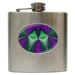 Abstract Hip Flask Front