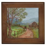  Amish Buggy Going Home  by Ave Hurley of ArtRevu ~ Framed Tile Front