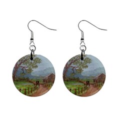  amish Buggy Going Home  By Ave Hurley Of Artrevu   1  Button Earrings by ArtRave2