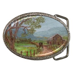  amish Buggy Going Home  By Ave Hurley Of Artrevu   Belt Buckle by ArtRave2