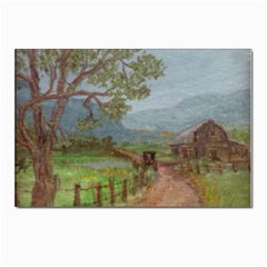  amish Buggy Going Home  By Ave Hurley Of Artrevu   Postcards 5  X 7  (pkg Of 10)