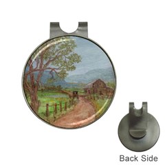  amish Buggy Going Home  By Ave Hurley Of Artrevu   Golf Ball Marker Hat Clip by ArtRave2