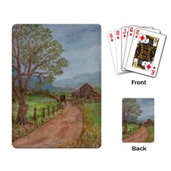  amish Buggy Going Home  By Ave Hurley Of Artrevu   Playing Cards Single Design by ArtRave2