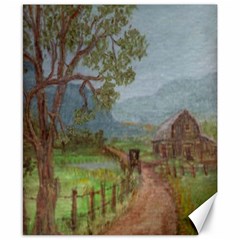  amish Buggy Going Home  By Ave Hurley Of Artrevu   Canvas 8  X 10 