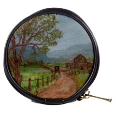  amish Buggy Going Home  By Ave Hurley Of Artrevu   Mini Makeup Bag by ArtRave2