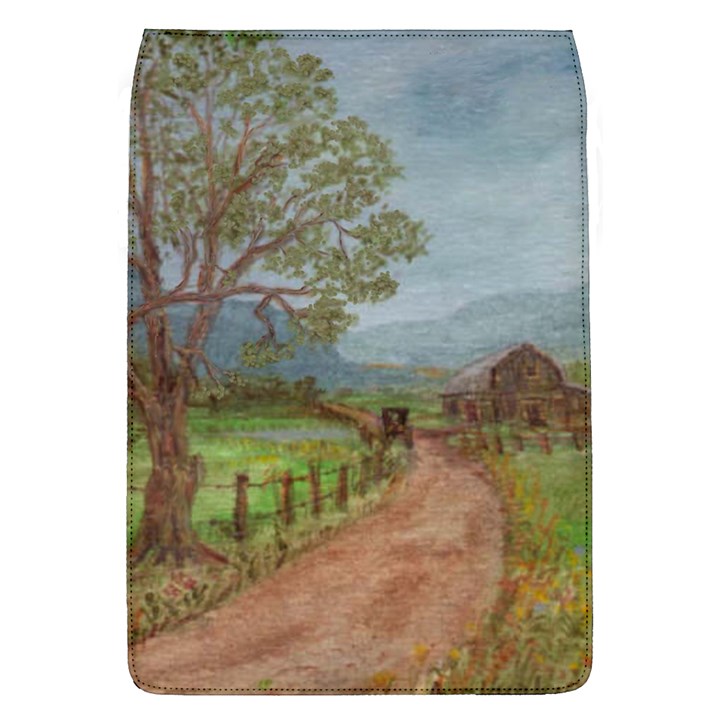  Amish Buggy Going Home  by Ave Hurley of ArtRevu ~ Removable Flap Cover (L)