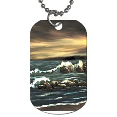  bridget s Lighthouse   By Ave Hurley Of Artrevu   Dog Tag (one Side)