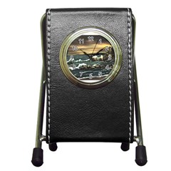  bridget s Lighthouse   By Ave Hurley Of Artrevu   Pen Holder Desk Clock