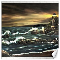  bridget s Lighthouse   By Ave Hurley Of Artrevu   Canvas 12  X 12 