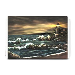  bridget s Lighthouse   By Ave Hurley Of Artrevu   Small Doormat by ArtRave2