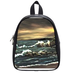  bridget s Lighthouse   By Ave Hurley Of Artrevu   School Bag (small) by ArtRave2