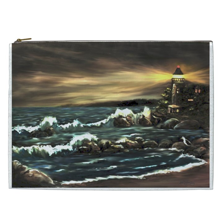  Bridget s Lighthouse   by Ave Hurley of ArtRevu ~ Cosmetic Bag (XXL)