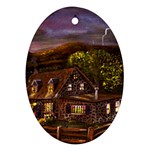  Camp Verde   by Ave Hurley of ArtRevu ~ Oval Ornament (Two Sides) Front