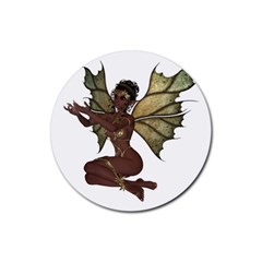 Faerie Nymph Fairy With Outreaching Hands Drink Coasters 4 Pack (round)