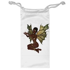 Faerie Nymph Fairy With Outreaching Hands Jewelry Bag by goldenjackal