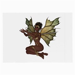 Faerie Nymph Fairy With Outreaching Hands Glasses Cloth (large, Two Sided) by goldenjackal