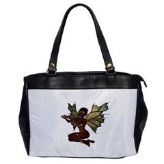 Faerie Nymph Fairy With Outreaching Hands Oversize Office Handbag (one Side) by goldenjackal