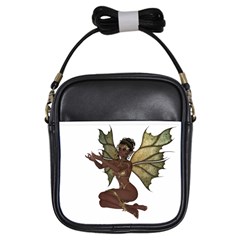 Faerie Nymph Fairy With Outreaching Hands Girl s Sling Bag by goldenjackal