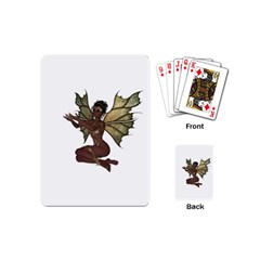 Faerie Nymph Fairy With Outreaching Hands Playing Cards (mini) by goldenjackal