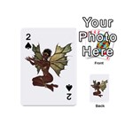 Faerie Nymph Fairy with outreaching hands Playing Cards 54 Designs (Mini) Front - Spade2