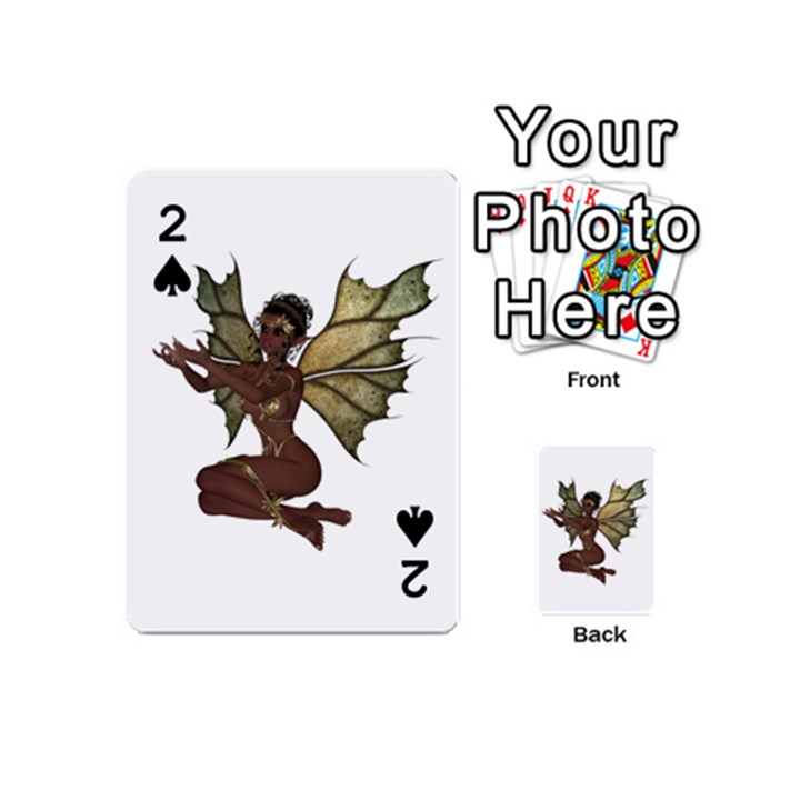 Faerie Nymph Fairy with outreaching hands Playing Cards 54 Designs (Mini)